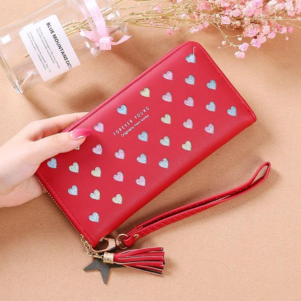 wallets wallet female long clutch women purse red magnetic closure pu card holder arrival rivet coin bag, Red;black
wallets wallet female long clutch women purse red magnetic closure pu card holder arrival rivet coin bag, Red;black