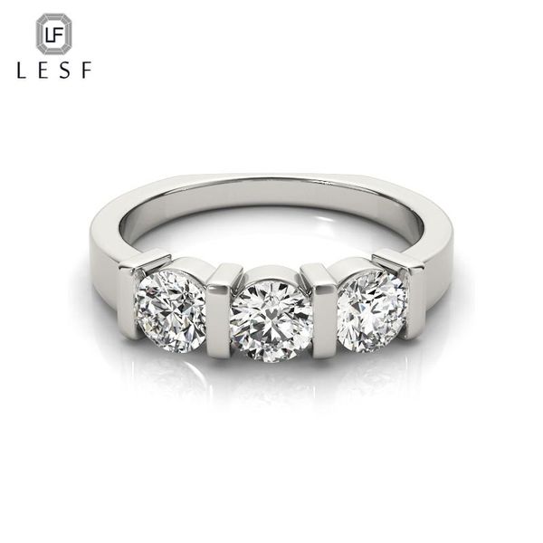 wedding rings lesf three stones 925 sterling silver ring 1.5ct round cut zirconia women engagement band for classic unique design, Slivery;golden
wedding rings lesf three stones 925 sterling silver ring 1.5ct round cut zirconia women engagement band for classic unique design, Slivery;golden