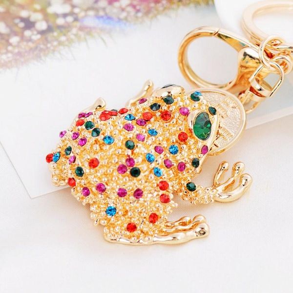 keychains golden toad rhinestone pendant keychain for women bag chic crystal car key chain ring holder fashion jewelry, Silver
keychains golden toad rhinestone pendant keychain for women bag chic crystal car key chain ring holder fashion jewelry, Silver