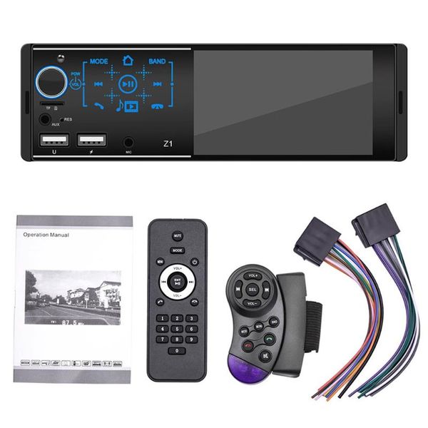 car video touch screen dual usb wireless mp5 player hd reversing image colorful lights card u disk radio integrated machine
car video touch screen dual usb wireless mp5 player hd reversing image colorful lights card u disk radio integrated machine