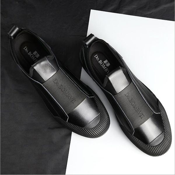 New Men Genuine Cow Leather Casual Shoes Spring Summer Fashion Street Trend Handsome Leather Flat Shoes Cool Loafers, Gray
New Men Genuine Cow Leather Casual Shoes Spring Summer Fashion Street Trend Handsome Leather Flat Shoes Cool Loafers, Gray