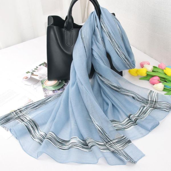 scarves 2021 women luxury silk wool scarf shawls lady pashmina neck hijab foulard wraps bufanda winter bandana poncho, Blue;gray
scarves 2021 women luxury silk wool scarf shawls lady pashmina neck hijab foulard wraps bufanda winter bandana poncho, Blue;gray