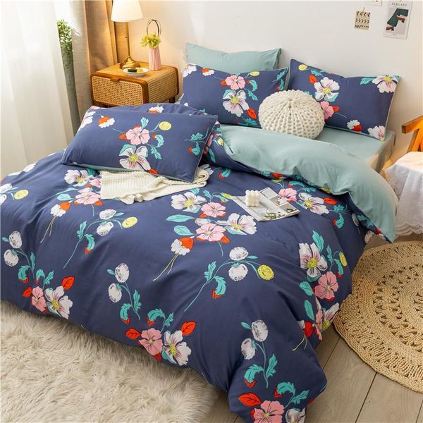 bedding sets blooming cotton printed pillowcase quilt cover bed sheet size king four-piece set
bedding sets blooming cotton printed pillowcase quilt cover bed sheet size king four-piece set