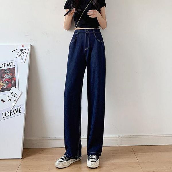 women's jeans straight women high waist wide leg denim pants plus size loose drakblue boyfriend streetwear mom 2021 chic, Blue
women's jeans straight women high waist wide leg denim pants plus size loose drakblue boyfriend streetwear mom 2021 chic, Blue