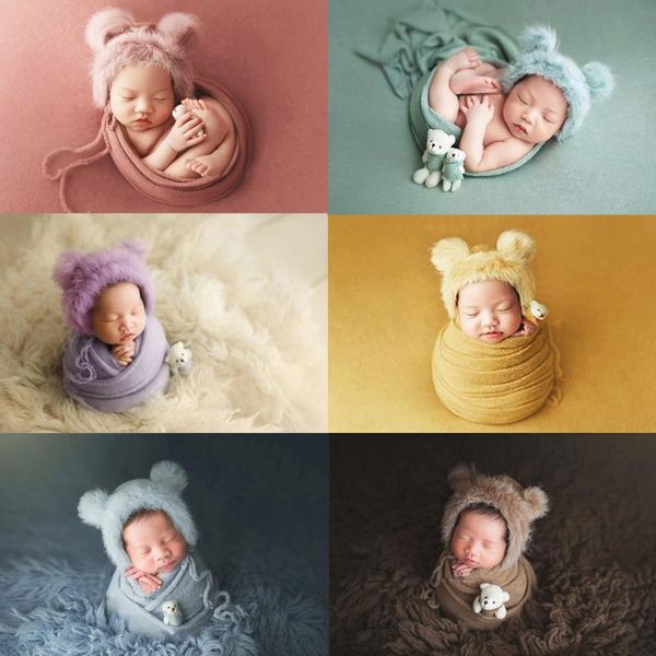 blankets & swaddling 3pcs/set born infant pography wraps knitted baby boys girls po props faux fur hat strong stretch blanket bear doll
blankets & swaddling 3pcs/set born infant pography wraps knitted baby boys girls po props faux fur hat strong stretch blanket bear doll