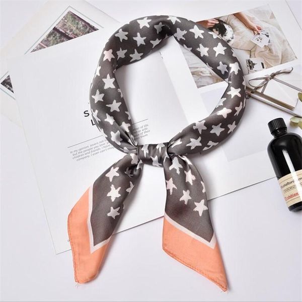 scarves silk scarf 70cm fashion stars print four seasons women shawl satin small squares head bag decorate headband neck tie, Blue;gray
scarves silk scarf 70cm fashion stars print four seasons women shawl satin small squares head bag decorate headband neck tie, Blue;gray