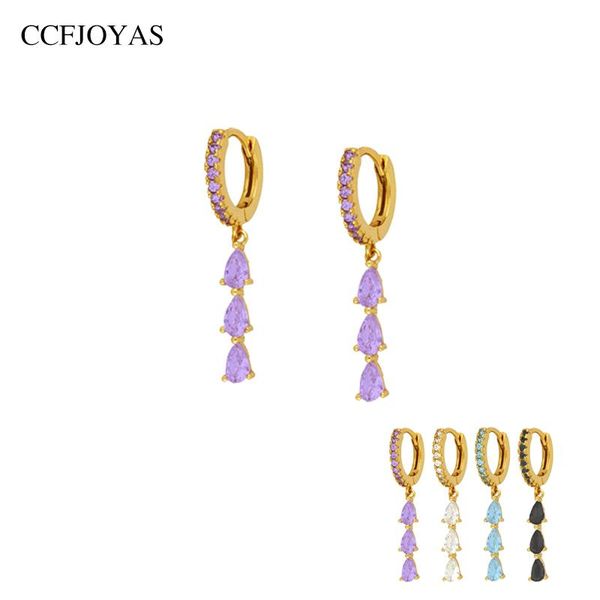 hoop & huggie ccfjoyas 925 sterling silver three water drop shaped pendant earrings for women simple cz zircon small earring jewelry, Golden;silver
hoop & huggie ccfjoyas 925 sterling silver three water drop shaped pendant earrings for women simple cz zircon small earring jewelry, Golden;silver