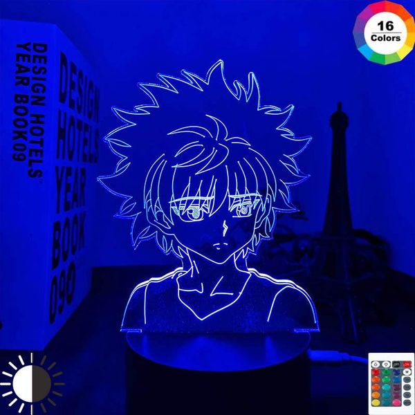 night lights 3d led lamp anime x killua for bedroom decor nightlight birthday gift acrylic light hxh cute
night lights 3d led lamp anime x killua for bedroom decor nightlight birthday gift acrylic light hxh cute