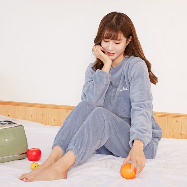 winter pajamas set women sleepwear warm coral fleece long sleeves pants pajamas pink cute casual homewear home suit lounge wear, Black;red
winter pajamas set women sleepwear warm coral fleece long sleeves pants pajamas pink cute casual homewear home suit lounge wear, Black;red
