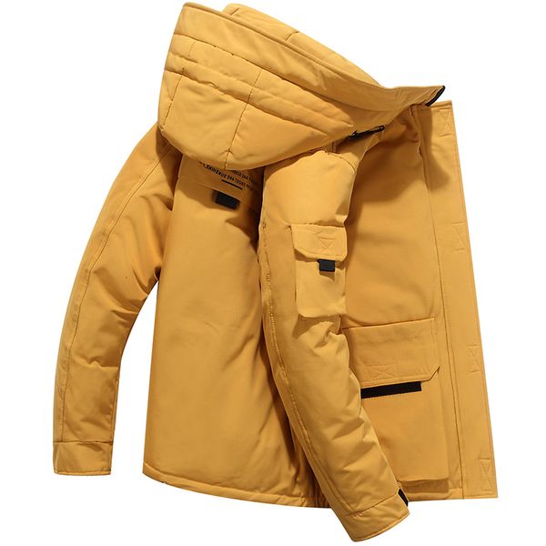 2021 new outdoor casual white duck down jacket fashion mulit-pocket cargo jackets men hooded zipper coat overcoats male, Black
2021 new outdoor casual white duck down jacket fashion mulit-pocket cargo jackets men hooded zipper coat overcoats male, Black