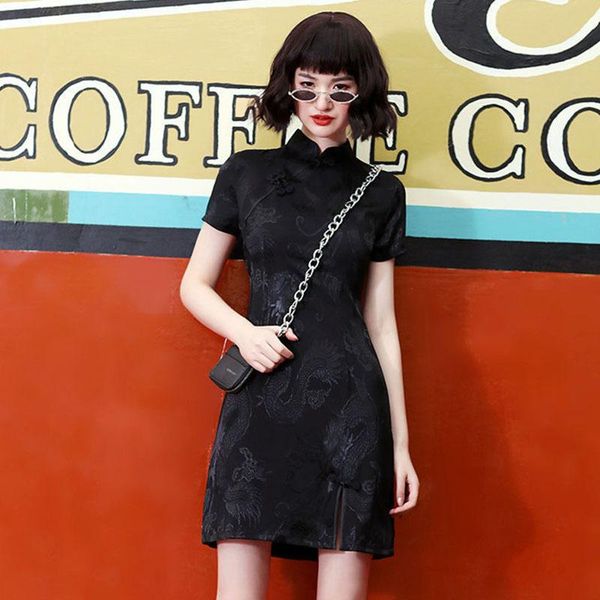 ethnic clothing mandarin collar women qipao chinese white elegant dress for wedding party short vintage cheongsam stage show clothes, Red
ethnic clothing mandarin collar women qipao chinese white elegant dress for wedding party short vintage cheongsam stage show clothes, Red