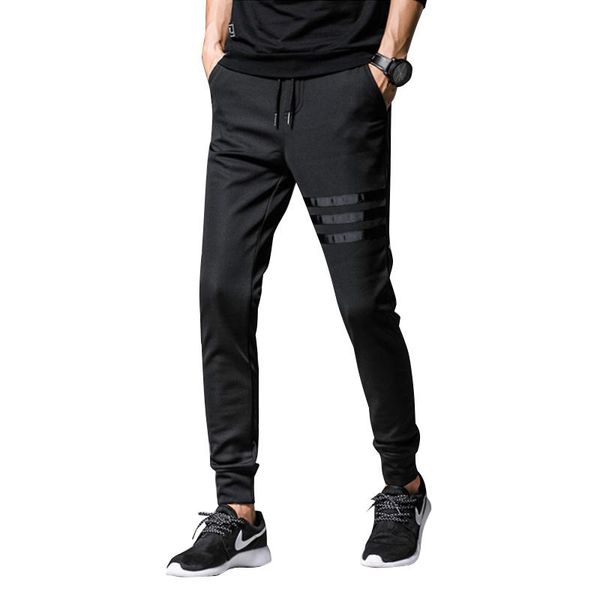 men's pants men sportswear tracksuit bottoms skinny sweatpants trousers black gyms jogger track casual fitness