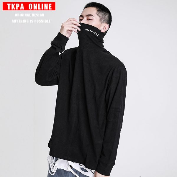 tkpa fashion brand autumn and winter solid color base simple hip hop personalized loose high collar long sleeve t-shirt for men and women, White
tkpa fashion brand autumn and winter solid color base simple hip hop personalized loose high collar long sleeve t-shirt for men and women, White