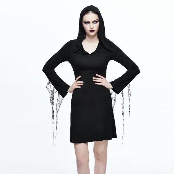 casual dresses devil fashion spring punk style women lace sheath hooded big elastic short, Black;gray
casual dresses devil fashion spring punk style women lace sheath hooded big elastic short, Black;gray