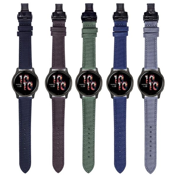 watch bands butterfly buckle canvas nylon wriststrap band for garmin venu 2 2s sq wristband vivoactive 3 4 / 4s 40mm strap watchband, Black;brown
watch bands butterfly buckle canvas nylon wriststrap band for garmin venu 2 2s sq wristband vivoactive 3 4 / 4s 40mm strap watchband, Black;brown