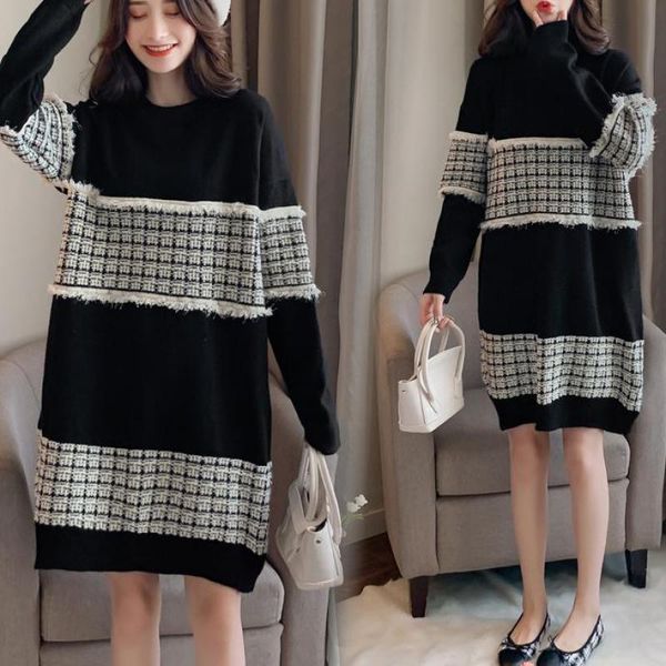 maternity dresses pregnant women knited dress winter long sweater loose thicker skirt suit outer 1661043, White
maternity dresses pregnant women knited dress winter long sweater loose thicker skirt suit outer 1661043, White