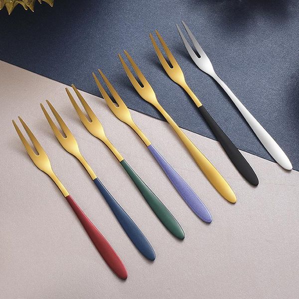 forks fruit fork colorful 304 stainless steel kitchen set cutlery cake dessert for snack tableware tea dinnerware in party
forks fruit fork colorful 304 stainless steel kitchen set cutlery cake dessert for snack tableware tea dinnerware in party