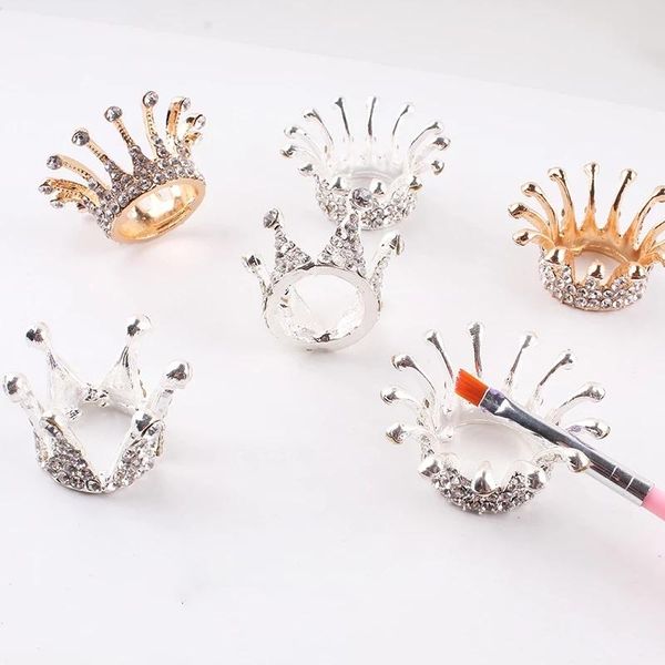 1pc retro manicure brush pen holder nail art painting accessories tools diamonds crown shape brushes, Yellow
1pc retro manicure brush pen holder nail art painting accessories tools diamonds crown shape brushes, Yellow