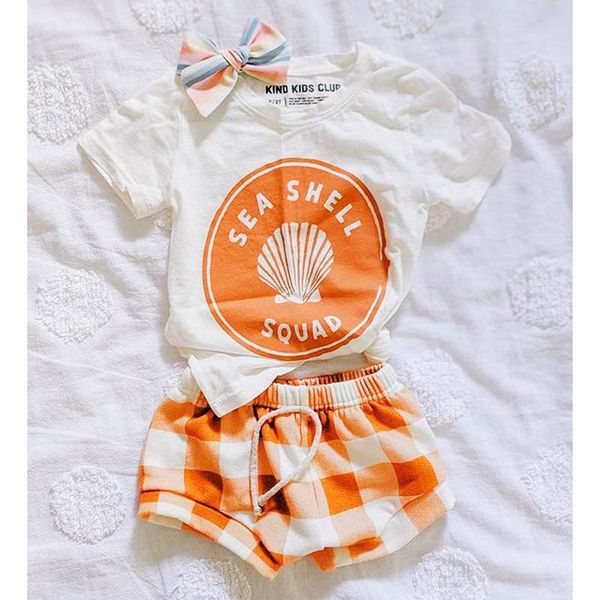 baby clothing sets girls outfits infant clothes kids wear summer short-sleeved letter shell print t-shirts shorts bows headbands 3pcs suits, White
baby clothing sets girls outfits infant clothes kids wear summer short-sleeved letter shell print t-shirts shorts bows headbands 3pcs suits, White