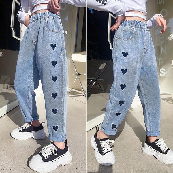 girls jeans pants spring snd autumn new children jeans fashion wild casual loose denim trousers kids clothes girls 4 - 12 years, Blue
girls jeans pants spring snd autumn new children jeans fashion wild casual loose denim trousers kids clothes girls 4 - 12 years, Blue