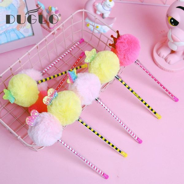 gel pens duguo cute stationery creative kawaii hair ball pen little fairy gelatin korean black refill student supplies
gel pens duguo cute stationery creative kawaii hair ball pen little fairy gelatin korean black refill student supplies