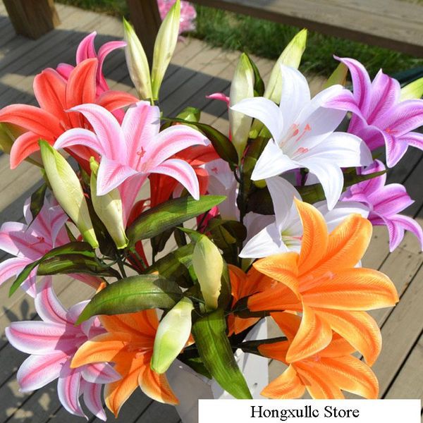 3pcs/lot 100cm artificial lily flower fake floor mounted silk for wedding home decorative simulation wreath flowers & wreaths
3pcs/lot 100cm artificial lily flower fake floor mounted silk for wedding home decorative simulation wreath flowers & wreaths