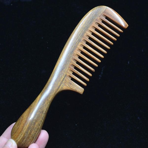 hair brushes streamline design handmade natural green sandalwood combs-anti-static scent multifunctional comb 1pc, Silver
hair brushes streamline design handmade natural green sandalwood combs-anti-static scent multifunctional comb 1pc, Silver