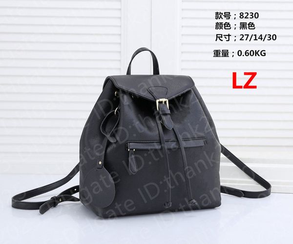 backpack school bags removable shoulder strap cowhide leather leisure travel bag fashion letter pattern string black colors 8230
backpack school bags removable shoulder strap cowhide leather leisure travel bag fashion letter pattern string black colors 8230