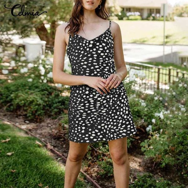 dresses celmia 2021 fashion spaghetti strap mini dress women summer v-neck sling sundress leopard print beach party vestidos 5xl, Black;gray
dresses celmia 2021 fashion spaghetti strap mini dress women summer v-neck sling sundress leopard print beach party vestidos 5xl, Black;gray