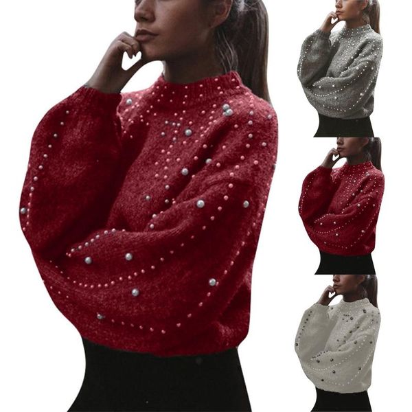women's sweaters women sweater thick needle beading lantern sleeve long o-neck pullover winter jumpers knitwear #38, White;black
women's sweaters women sweater thick needle beading lantern sleeve long o-neck pullover winter jumpers knitwear #38, White;black
