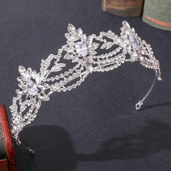 baroque jewelry tiaras and crowns rhinestone headbands for women bride wedding hair accessories princess diadem headdress clips & barrettes, Golden;silver
baroque jewelry tiaras and crowns rhinestone headbands for women bride wedding hair accessories princess diadem headdress clips & barrettes, Golden;silver