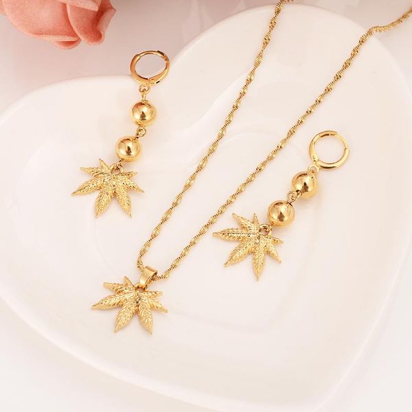 earrings & necklace gold pendant earring set women party gift cannabiss leaf charms girls bridal wedding jewelry, Silver
earrings & necklace gold pendant earring set women party gift cannabiss leaf charms girls bridal wedding jewelry, Silver