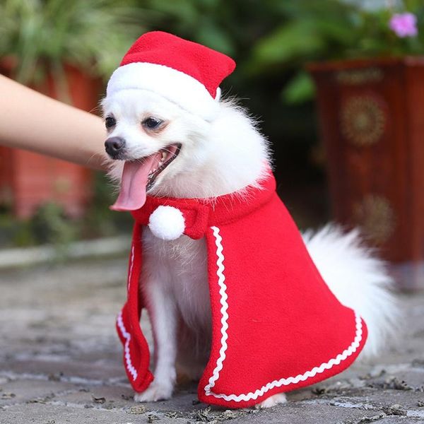 christmas pet dog cat santa red scarf cap cloak headband winter party year clothes cosplay costume gift costumes
christmas pet dog cat santa red scarf cap cloak headband winter party year clothes cosplay costume gift costumes