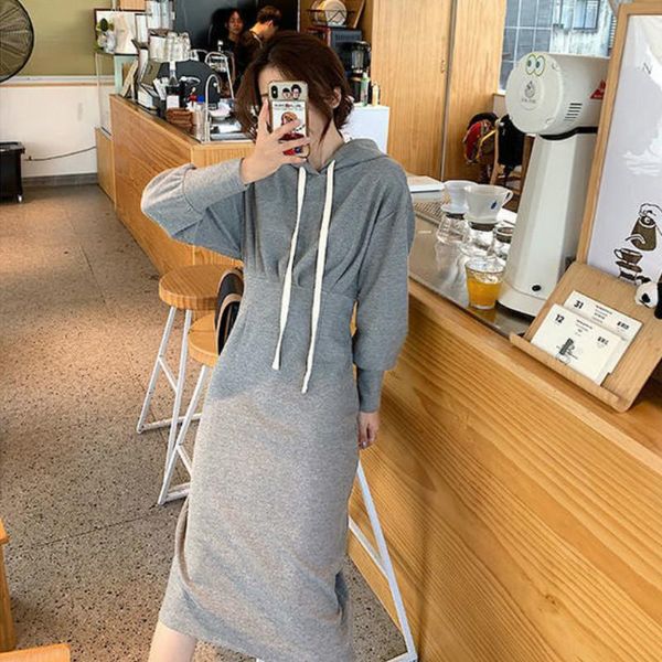 casual dresses solid autumn elegant retro fashion loose beauty chic women students spring summer y2k dress for harajuku, Black;gray
casual dresses solid autumn elegant retro fashion loose beauty chic women students spring summer y2k dress for harajuku, Black;gray