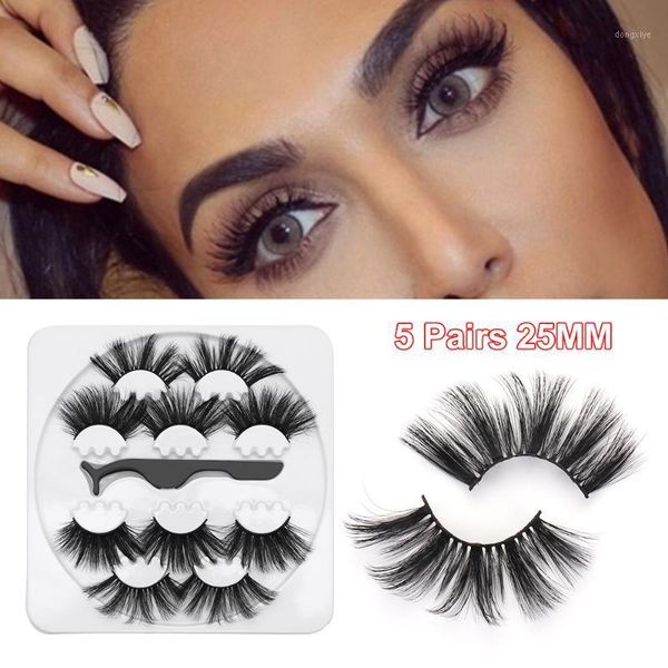 5pairs makeup lashes mink 25mm false eyelashes dramatic long wispies lash extension natural volume beauty eyelash tweezer set1
5pairs makeup lashes mink 25mm false eyelashes dramatic long wispies lash extension natural volume beauty eyelash tweezer set1