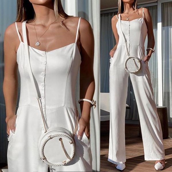 women's jumpsuits & rompers plus size overalls celmia sleeveless summer women long high waist buttons elegant ol office lady playsuit, Black;white
women's jumpsuits & rompers plus size overalls celmia sleeveless summer women long high waist buttons elegant ol office lady playsuit, Black;white