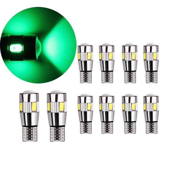 10pcs/lot green car bulbs canbus t10 w5w 5630 6smd led for auto license plate light clearance lamp 12v
10pcs/lot green car bulbs canbus t10 w5w 5630 6smd led for auto license plate light clearance lamp 12v
