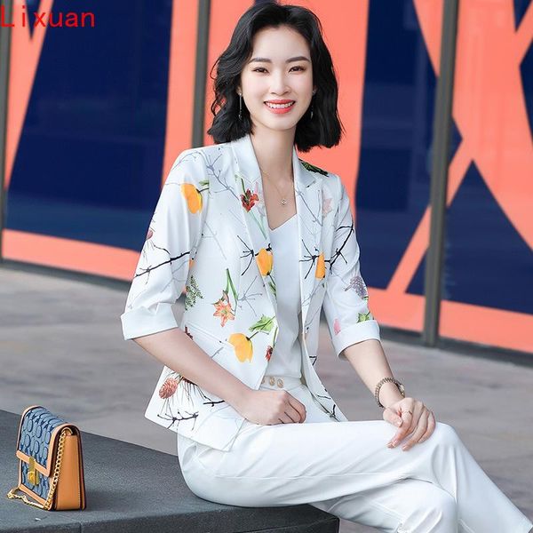 women's suits & blazers korean style spring summer printing print suit blazer office lady cropped jacket plus size clothing for women, White;black
women's suits & blazers korean style spring summer printing print suit blazer office lady cropped jacket plus size clothing for women, White;black
