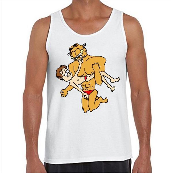 garfieldjon men tank funny garfield and jon fanfiction printed vest sleeveless tee cool o neck, White;black
garfieldjon men tank funny garfield and jon fanfiction printed vest sleeveless tee cool o neck, White;black