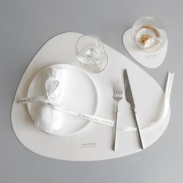 pu leather insulation tableware pad placemat table mat non-slip simple placemats disc for dining mats & pads
pu leather insulation tableware pad placemat table mat non-slip simple placemats disc for dining mats & pads