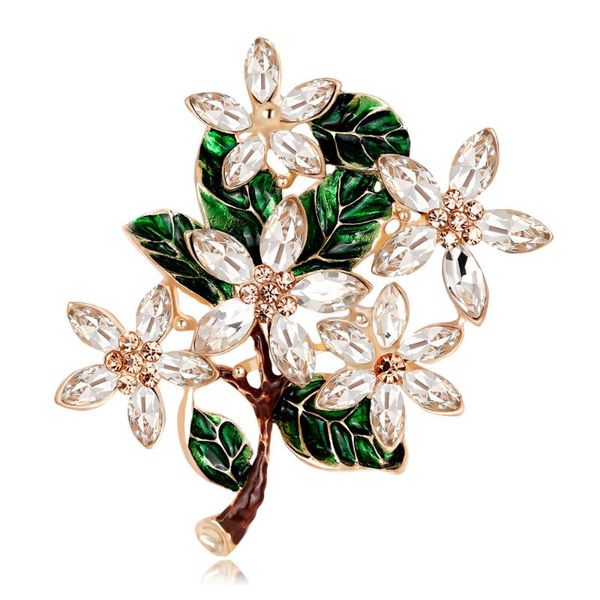 pins, brooches korean crystal flower brooch pin fashion enamel leaf branches for women elegant party jewelry as christmas gift, Gray
pins, brooches korean crystal flower brooch pin fashion enamel leaf branches for women elegant party jewelry as christmas gift, Gray