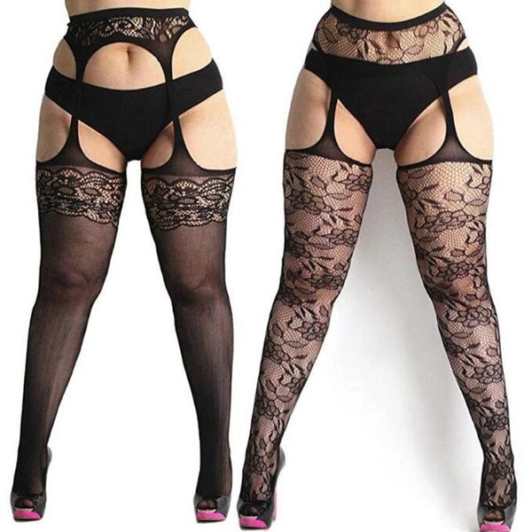 socks & hosiery women black stockings with belt set high fishnet tights erotic lingerie pantyhose floral print long mesh lace, Black;white
socks & hosiery women black stockings with belt set high fishnet tights erotic lingerie pantyhose floral print long mesh lace, Black;white