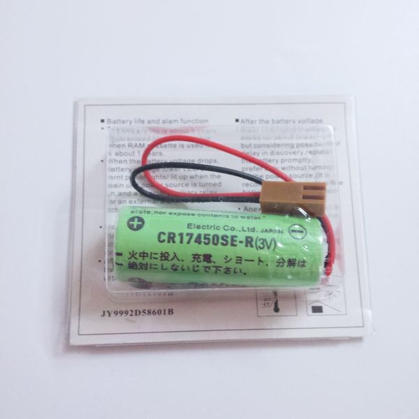 original for sanyo battery cr17450se-r 3v cr17450 17450 cr17450se-r(3v) ge fanuc a98l-0031-0012 a02b-0200 with resistor
original for sanyo battery cr17450se-r 3v cr17450 17450 cr17450se-r(3v) ge fanuc a98l-0031-0012 a02b-0200 with resistor