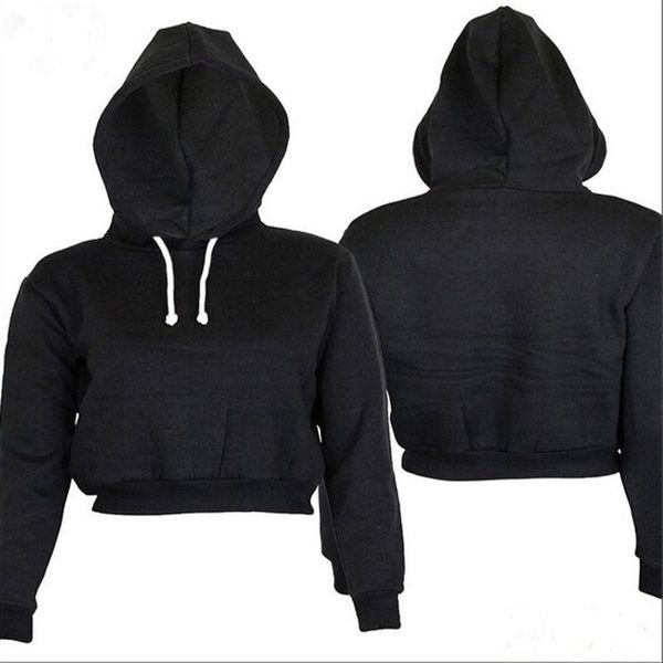 autumn women hoodies solid crop hoodie long sleeve jumper hooded pullover coat casual sweatshirt sudaderas mujer women's & sweatshirts, Black
autumn women hoodies solid crop hoodie long sleeve jumper hooded pullover coat casual sweatshirt sudaderas mujer women's & sweatshirts, Black