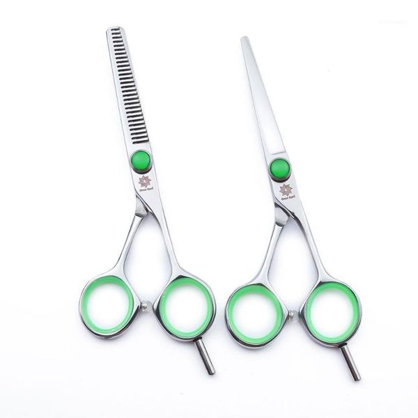 professional barber/salon hair cutting thinning shear scissors set 5.5" with finger ring inserts and adjustment tension screw1
professional barber/salon hair cutting thinning shear scissors set 5.5" with finger ring inserts and adjustment tension screw1