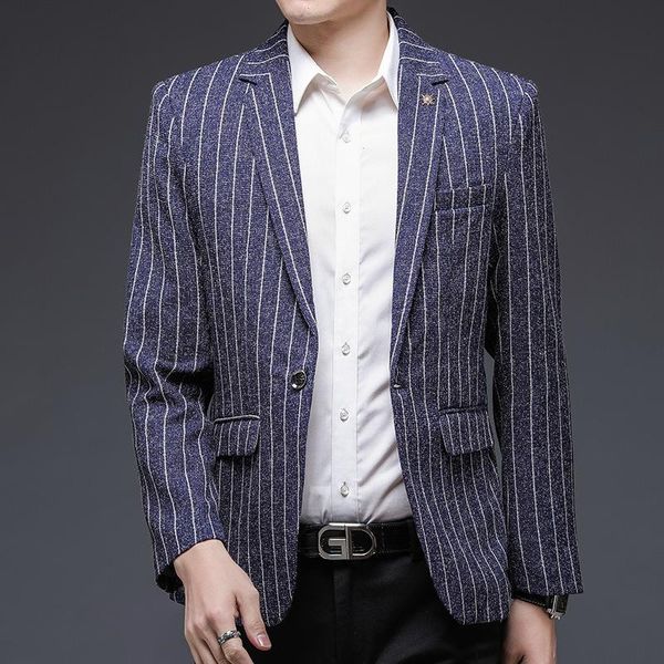 men's suits & blazers men striped slim fit jacket prom tuxedos peaked lapel blazer groomsmen wedding for costume homme trajes de hombr, White;black
men's suits & blazers men striped slim fit jacket prom tuxedos peaked lapel blazer groomsmen wedding for costume homme trajes de hombr, White;black