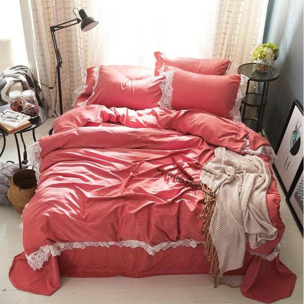 piece set korean edition lace style bedding washed cotton luxury royal bed linen/sheet quilt duvet cover sets
piece set korean edition lace style bedding washed cotton luxury royal bed linen/sheet quilt duvet cover sets