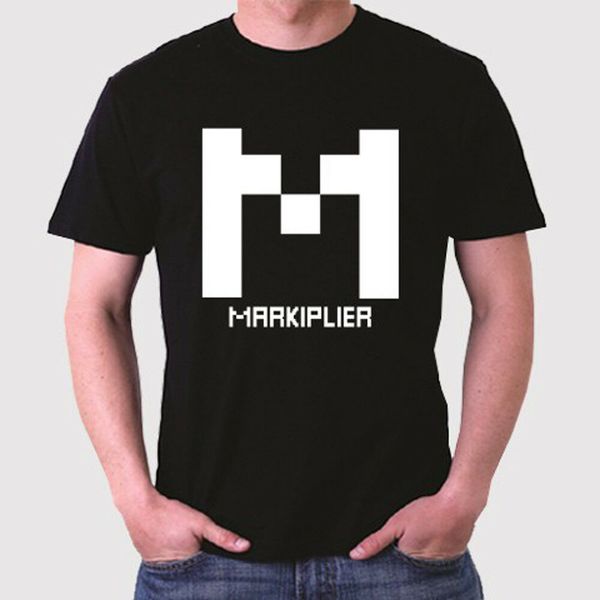 New Markiplier Famous Vlogger Logo Men's Black T-Shirt Size S to 3XL, White;black
New Markiplier Famous Vlogger Logo Men's Black T-Shirt Size S to 3XL, White;black
