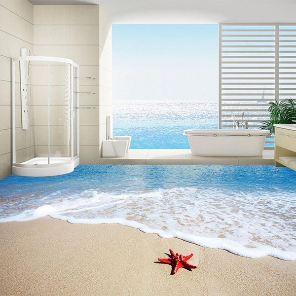 wallpapers custom floor wallpaper 3d wall mural beach sea wave starfish kitchen self adhesive paper waterproof for bathroom home decor
wallpapers custom floor wallpaper 3d wall mural beach sea wave starfish kitchen self adhesive paper waterproof for bathroom home decor