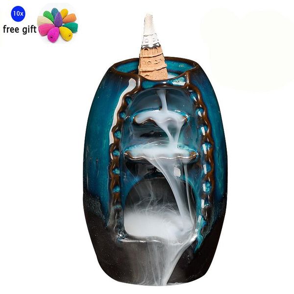 fragrance lamps waterfull backflow incense burner buddhism decoration ceramic base for home decor optional mixed cones
fragrance lamps waterfull backflow incense burner buddhism decoration ceramic base for home decor optional mixed cones